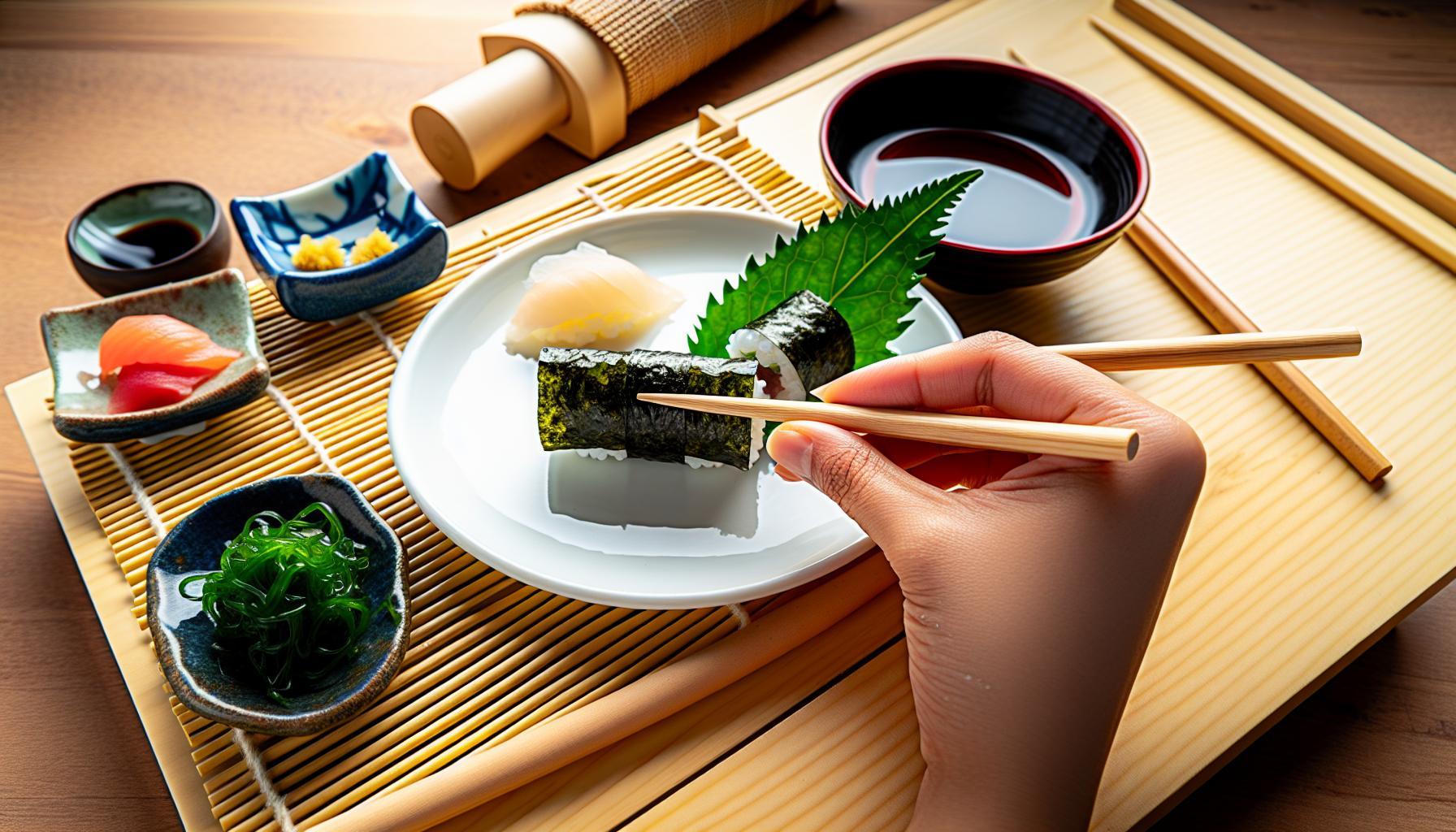 Alga wakame en sushi recetas: Añade textura y nutrientes a tus rolls