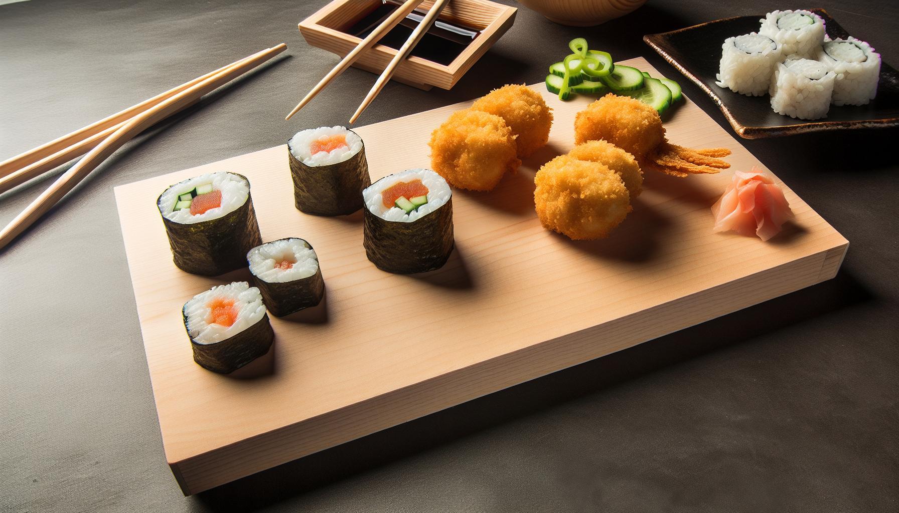Receta de sushi empanizado: Sushi empanizado crujiente para sorprender