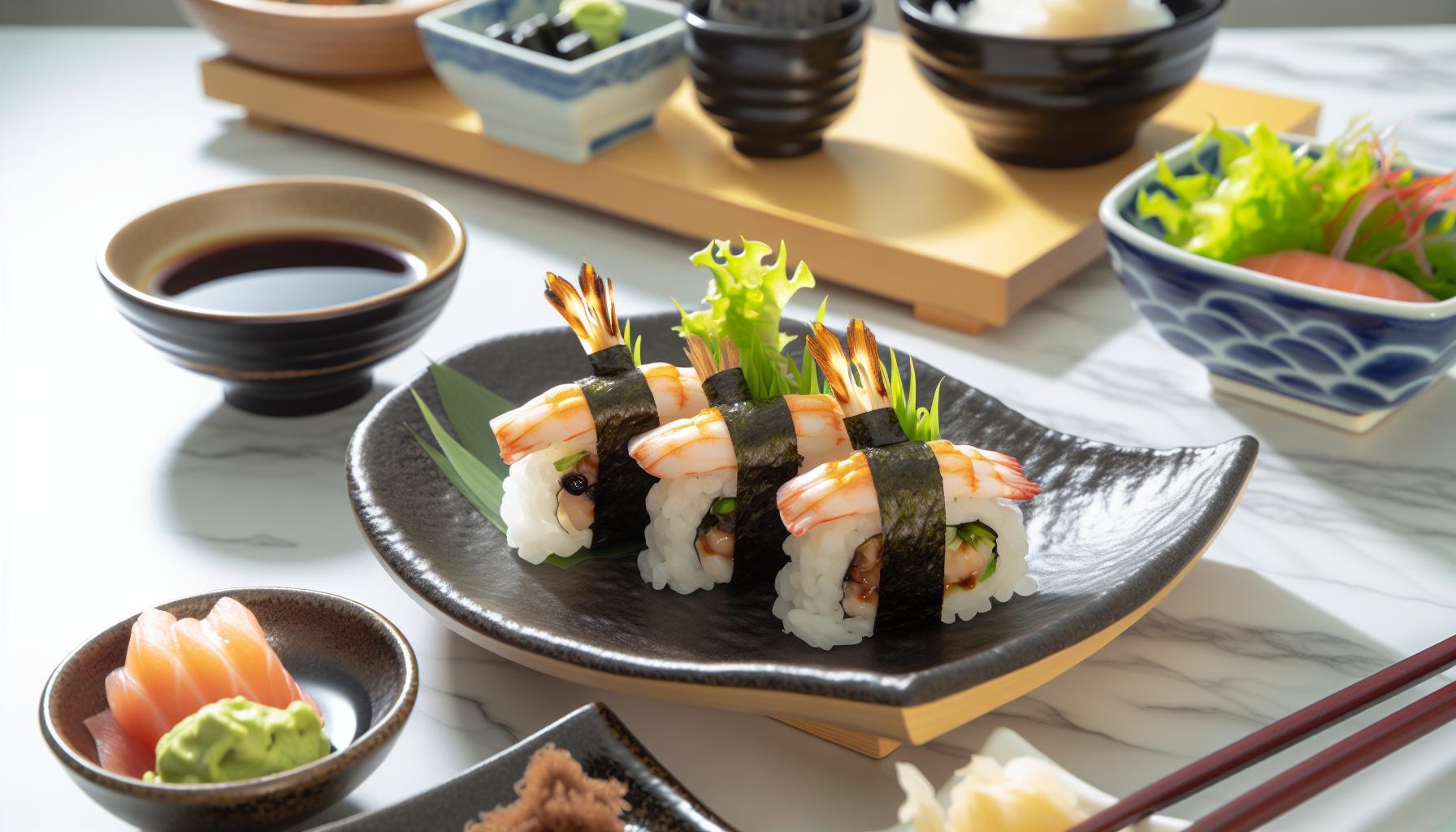 Ensalada neptuno sushi receta: Sabor marino en una receta irresistible