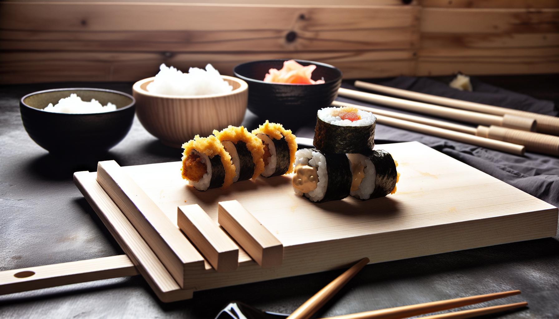 Receta de sushi maki frito: Reinventa el maki con textura crujiente