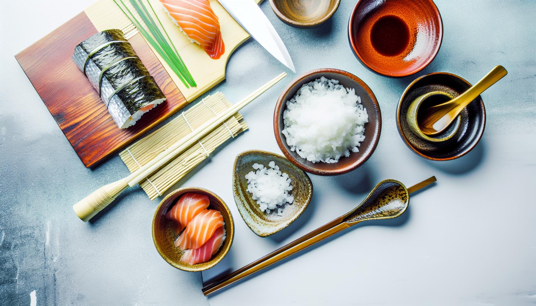 Equipamiento de Cocina Esencial para Sushi