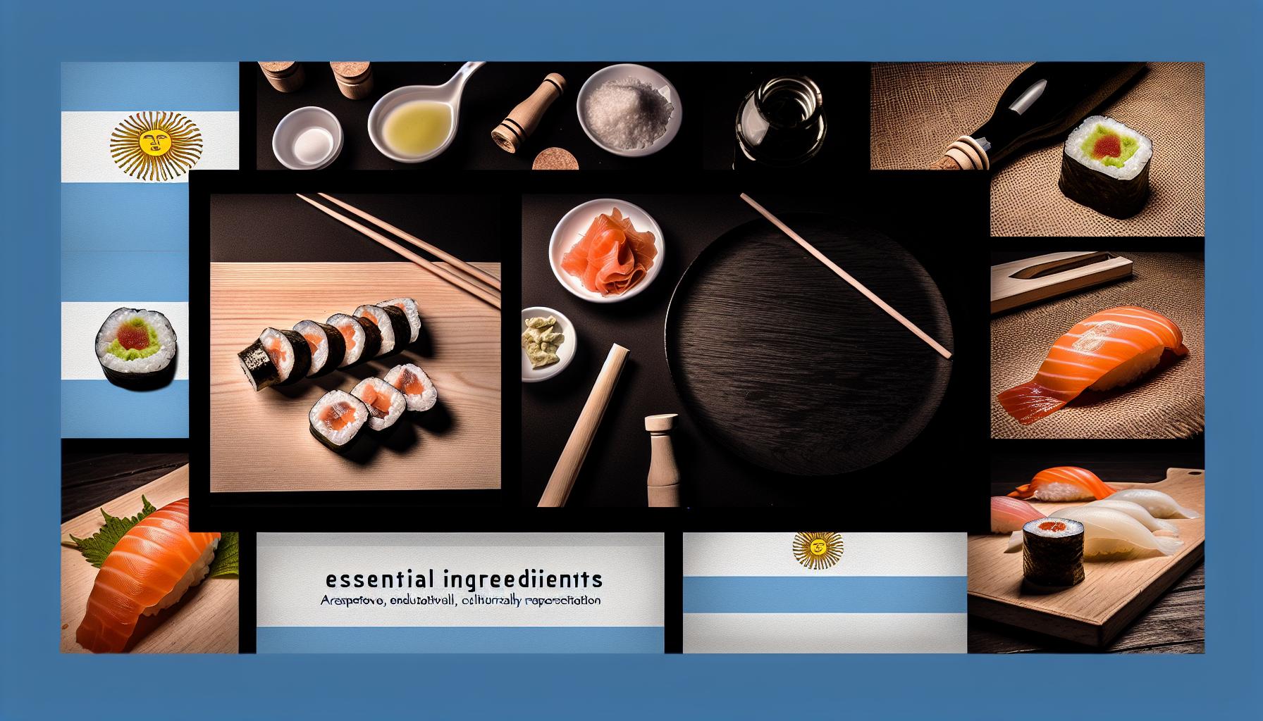 Ingredientes esenciales para tu sushi argentino
