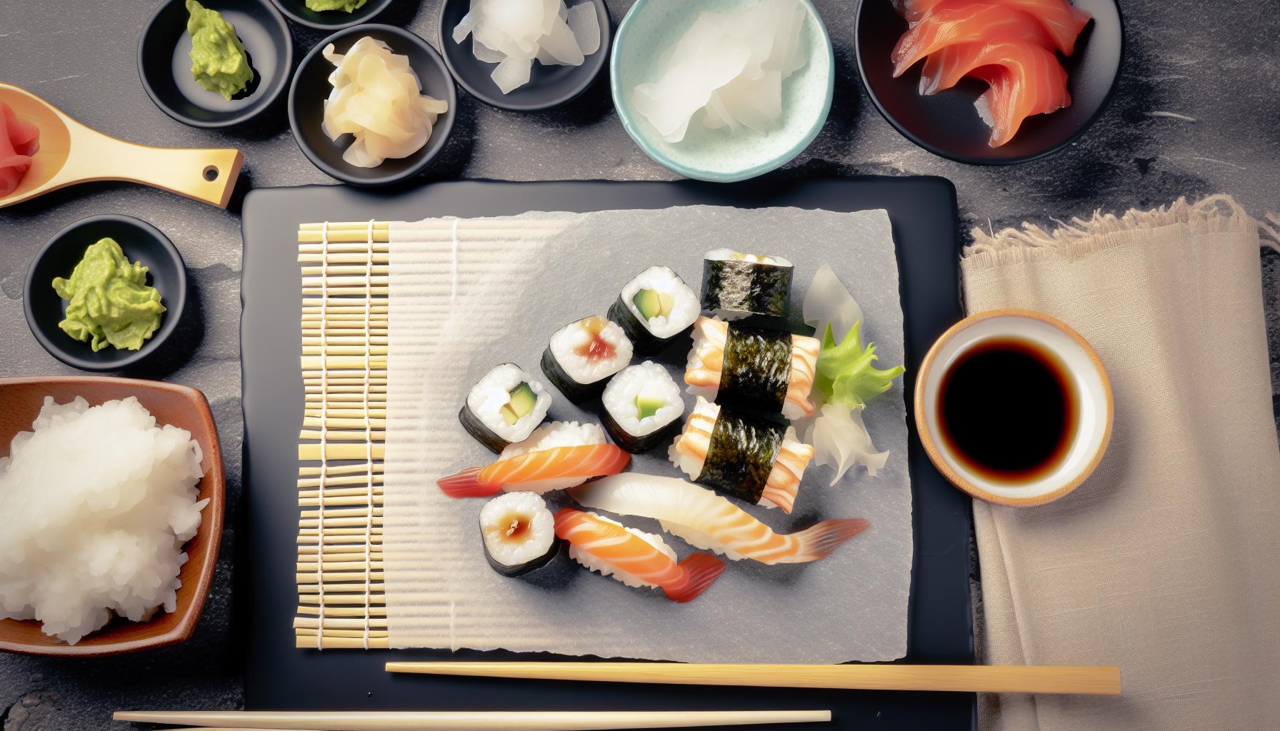 Ingredientes esenciales para tu sushi casero
