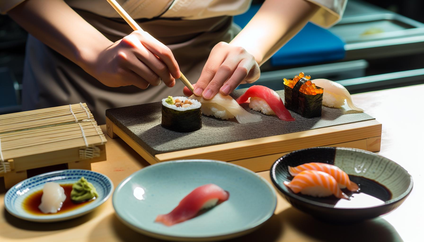 Como hacer sushi casero receta: Guía esencial para principiantes 3 Ingredientes esenciales para tu sushi casero