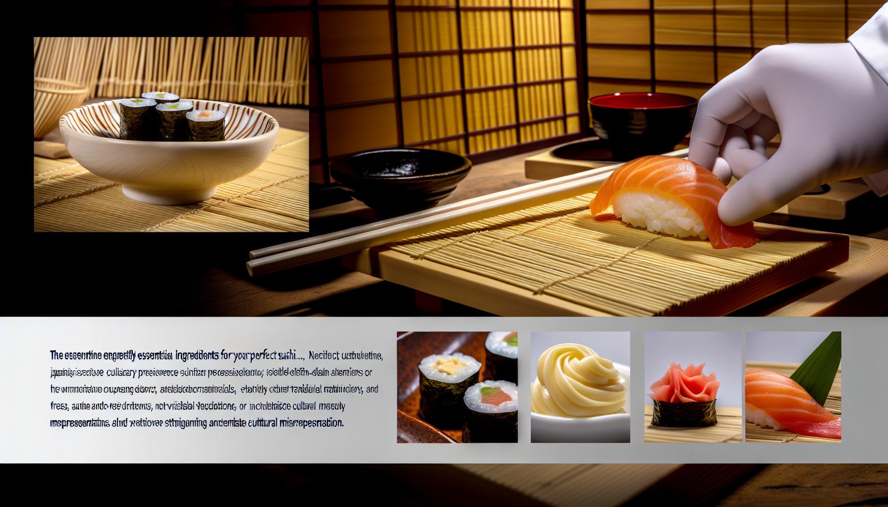 Ingredientes Esenciales para tu Sushi Perfecto