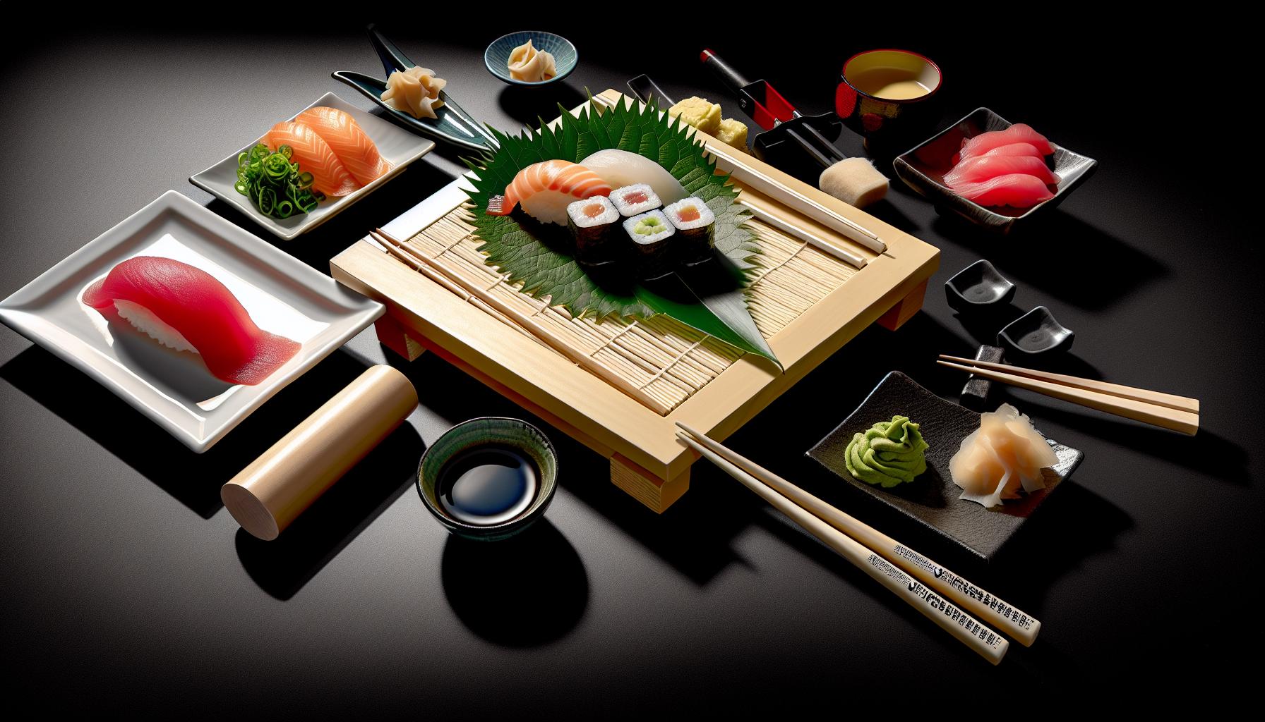 Ingredientes necesarios para preparar sushi para 5 personas