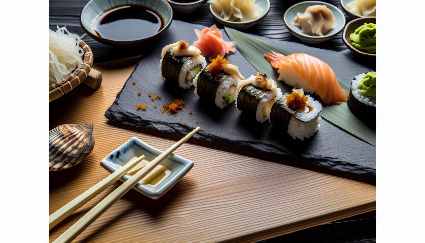 Ingredientes necesarios para un sushi auténtico