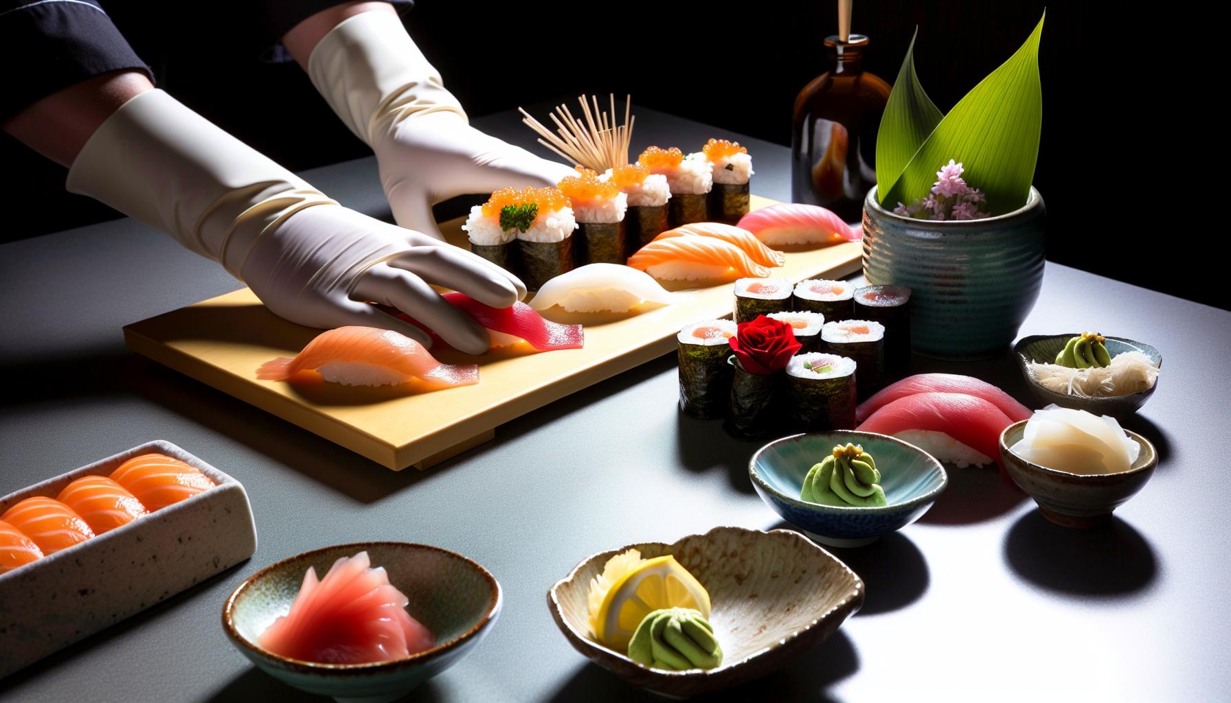 Plato de sushi original y receta: Presentaciones únicas para impresionar 3 Ingredientes necesarios para tu sushi original