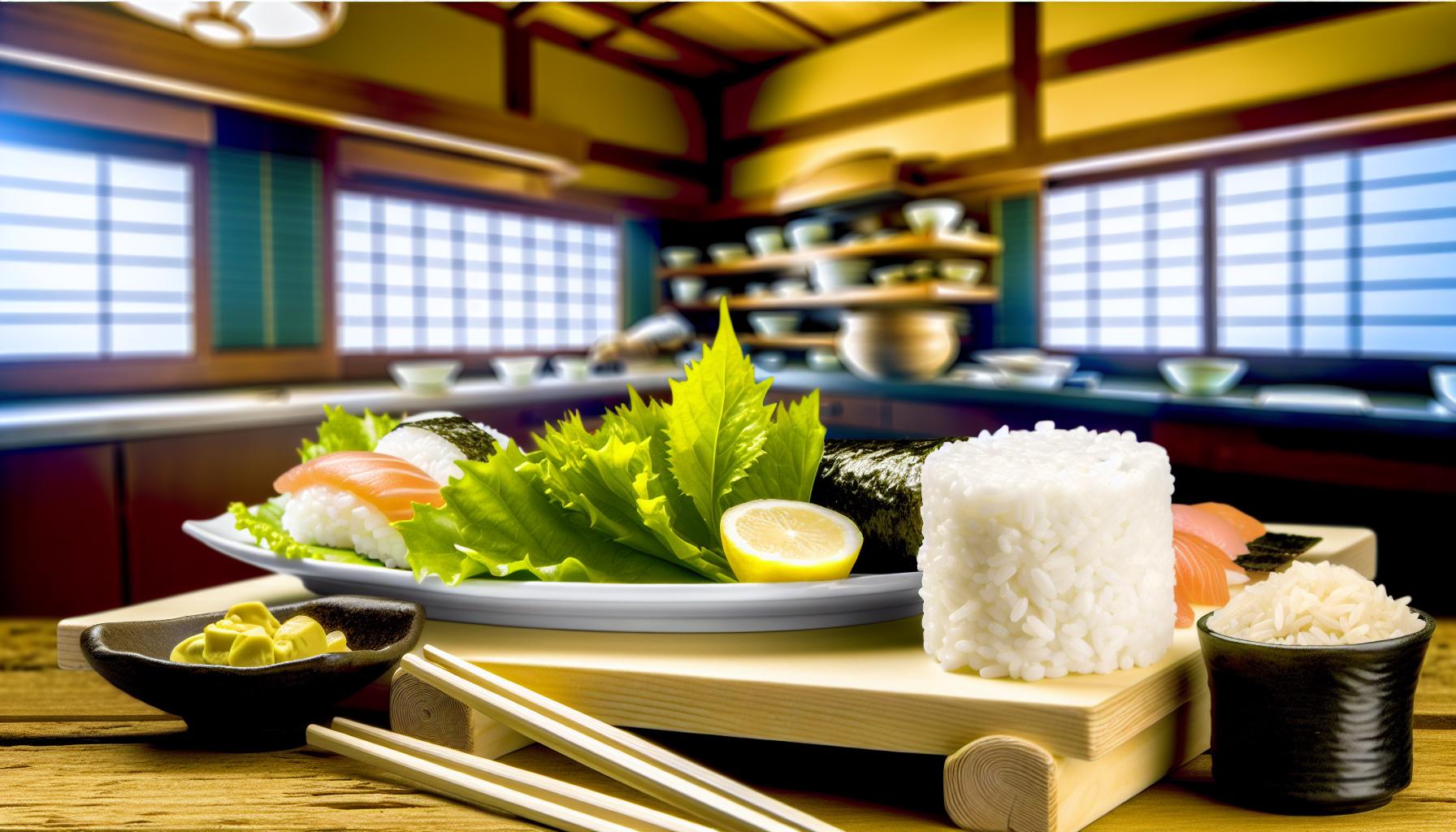 Ingredientes que necesitarás para el arroz de sushi