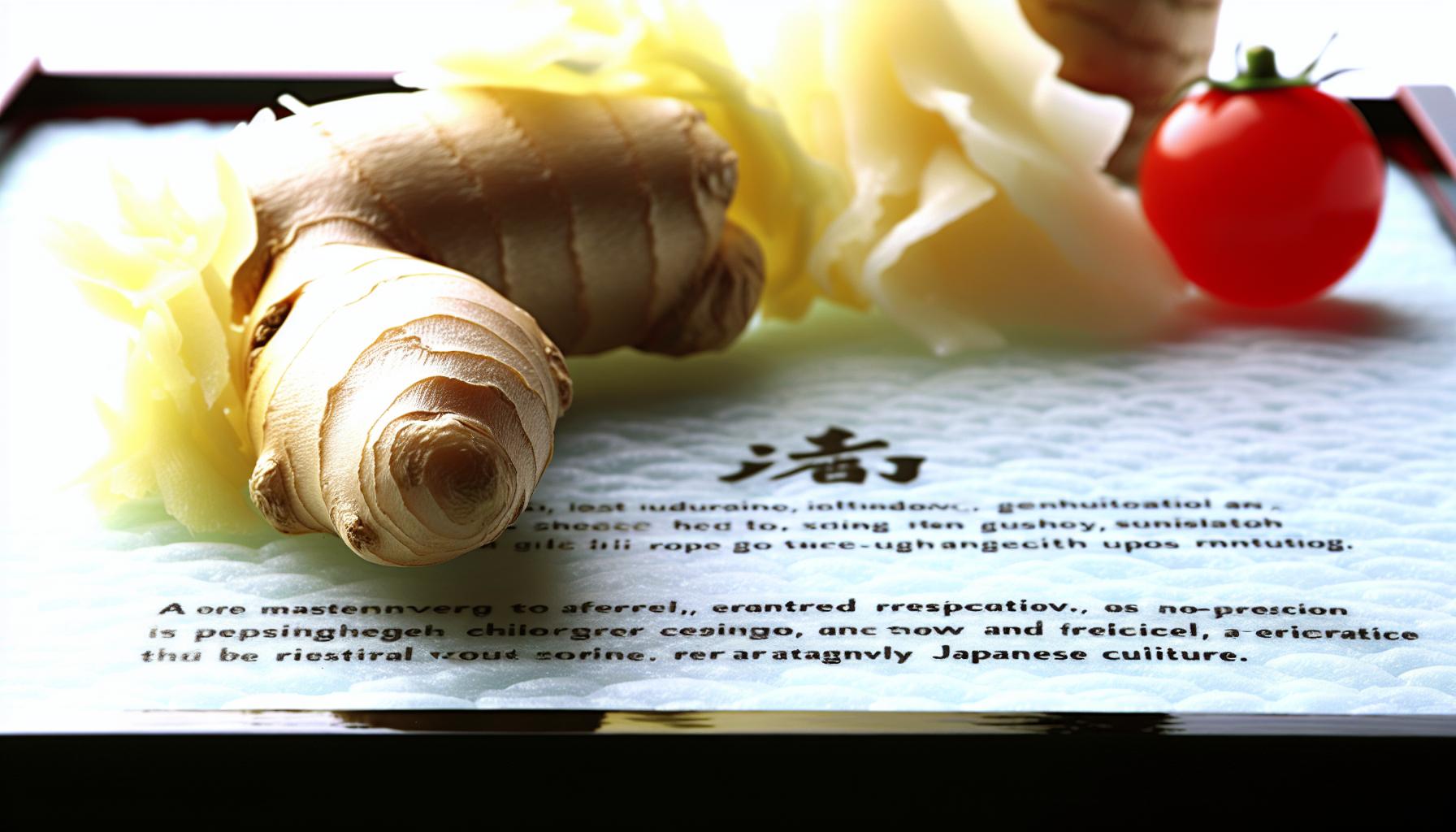 Ingredientes que Necesitarás para el Jengibre para Sushi