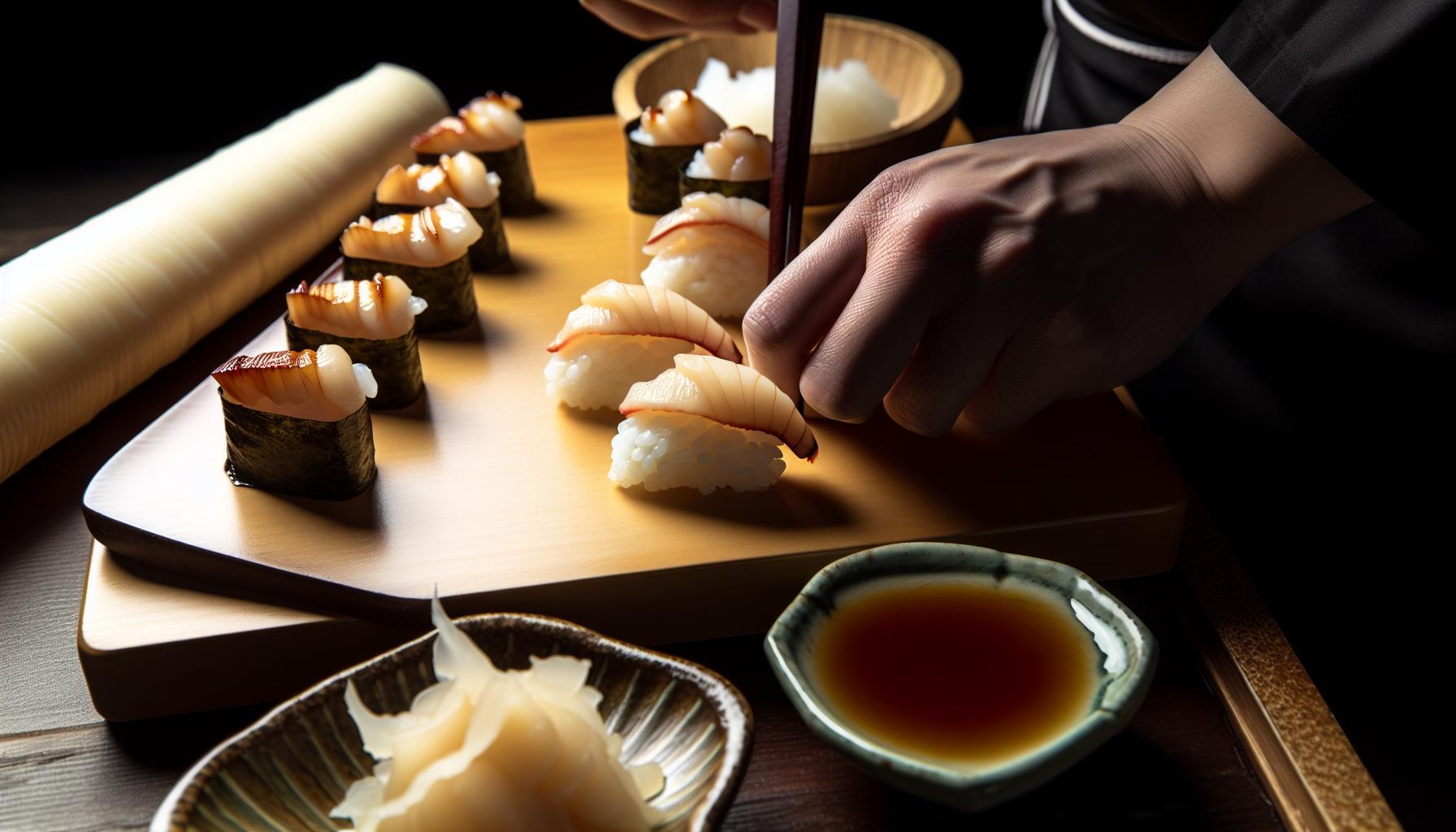 Ingredientes que necesitarás para el sushi de vieiras