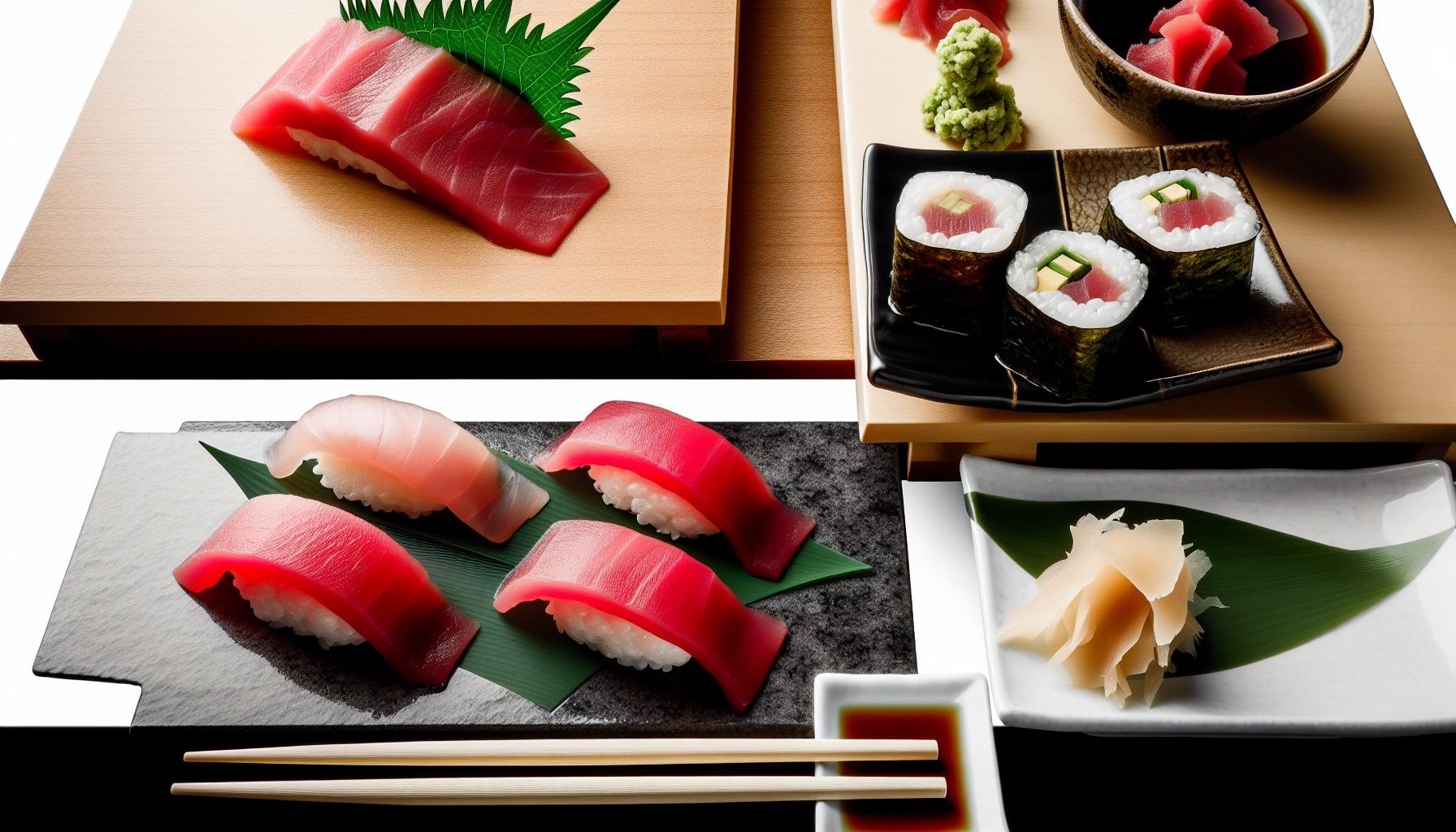 Ingredientes que necesitarás para el sushi de atún rojo