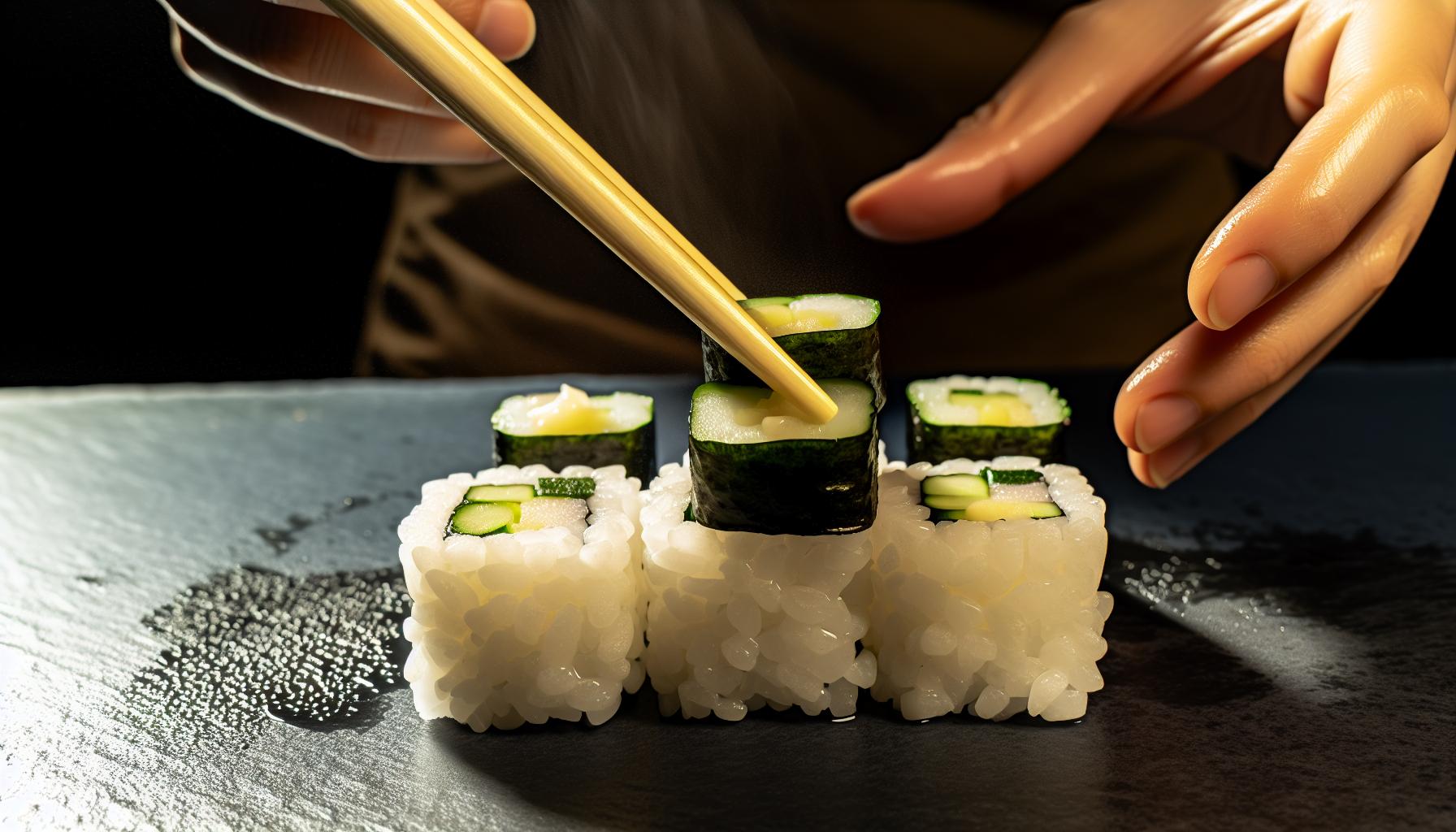 Ingredientes que necesitarás para tu sushi de pepino