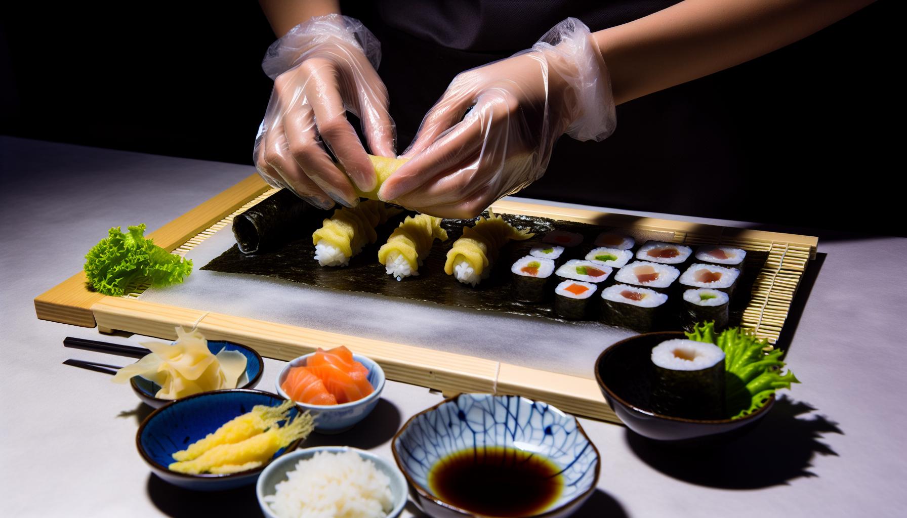 Ingredientes que necesitarás para tus rollos de sushi tempura