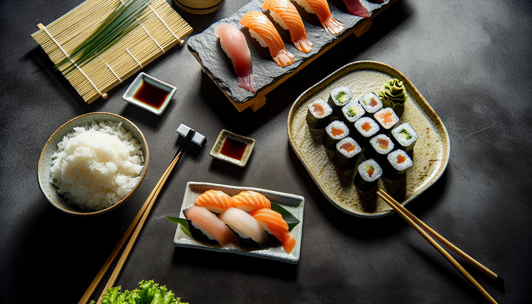 Ingredientes que Necesitarás para tus Rolls de Sushi