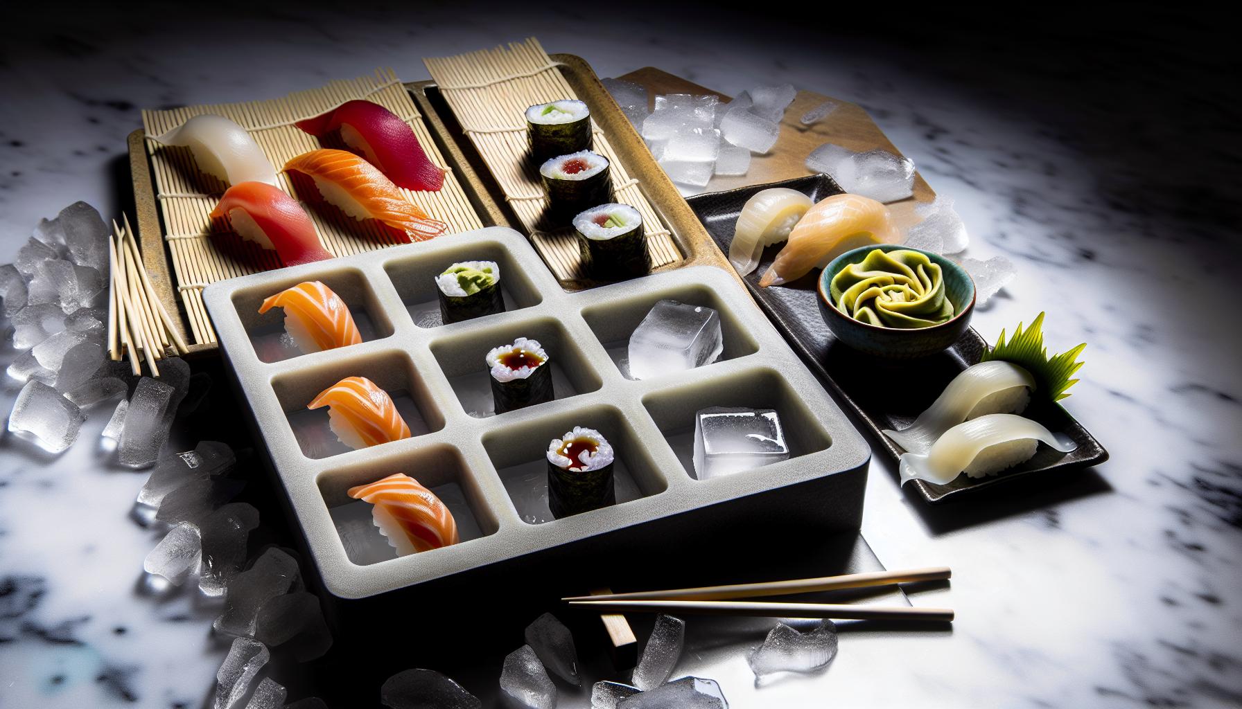 Ingredientes que necesitas para tu sushi en cubitera