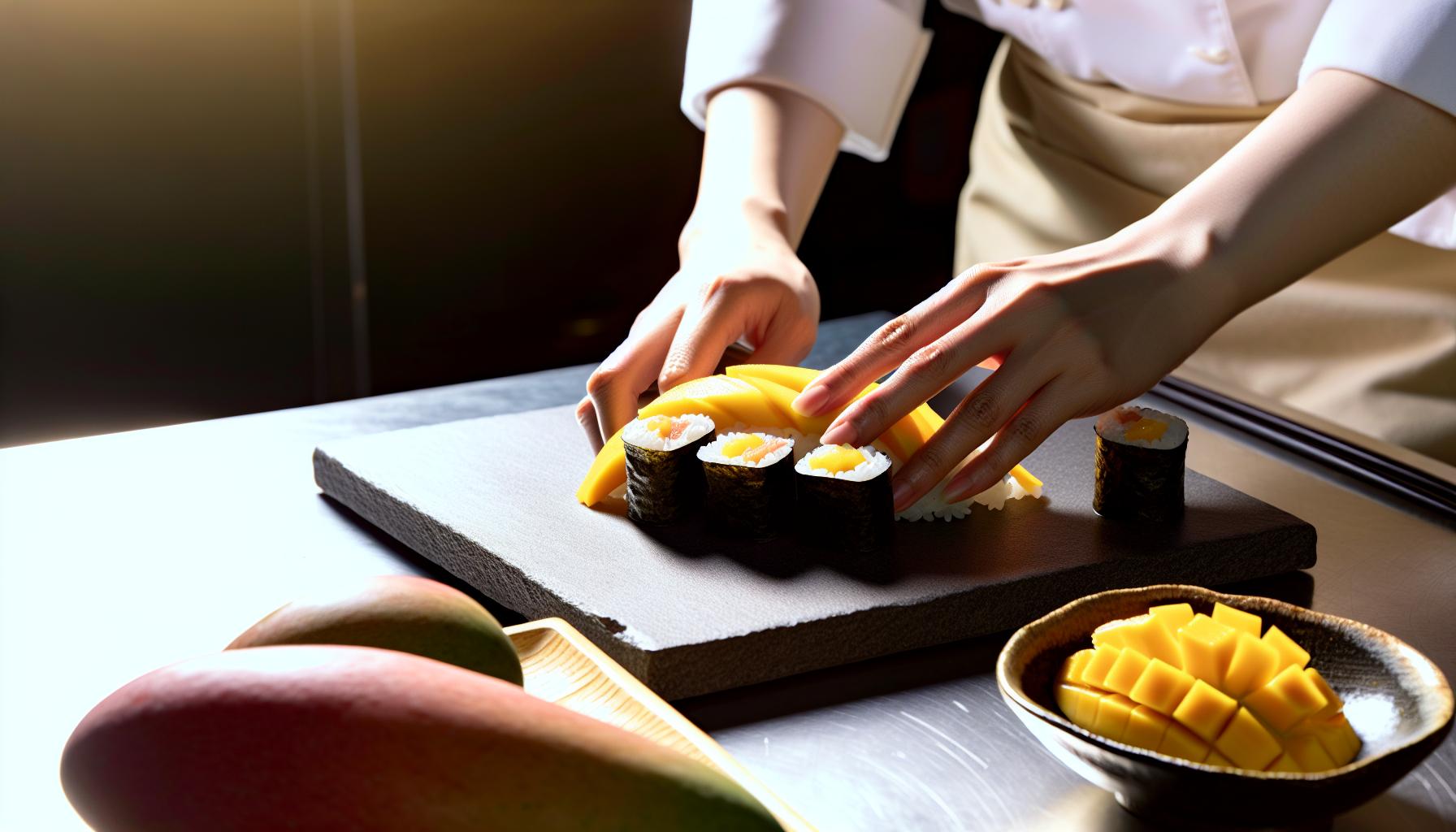 Ingredientes que necesitas para tu sushi de mango