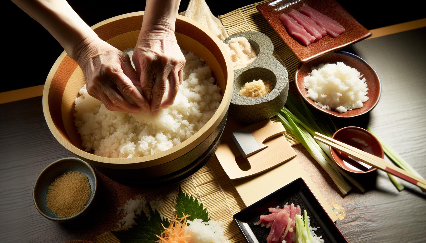 Receta para cocer arroz de sushi: Guía definitiva para principiantes 4 Método de preparación del arroz: Tradición y técnica