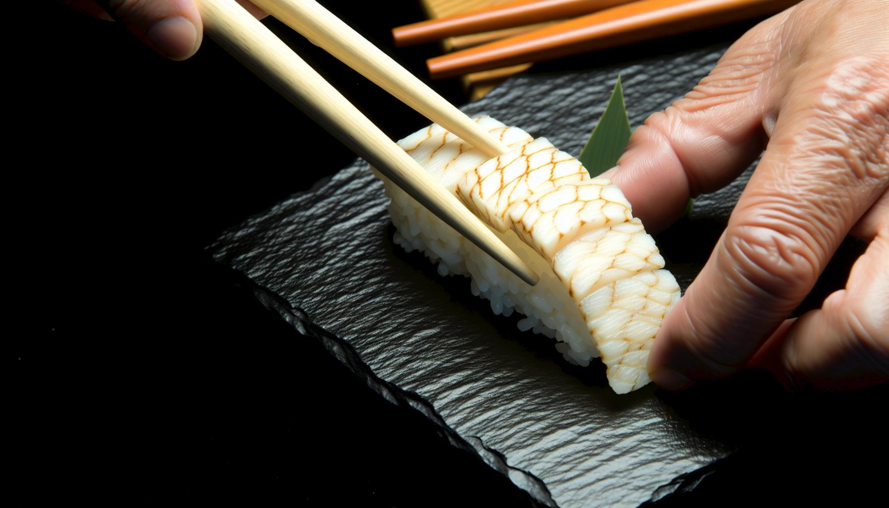 Método de preparación del sushi de bacalao