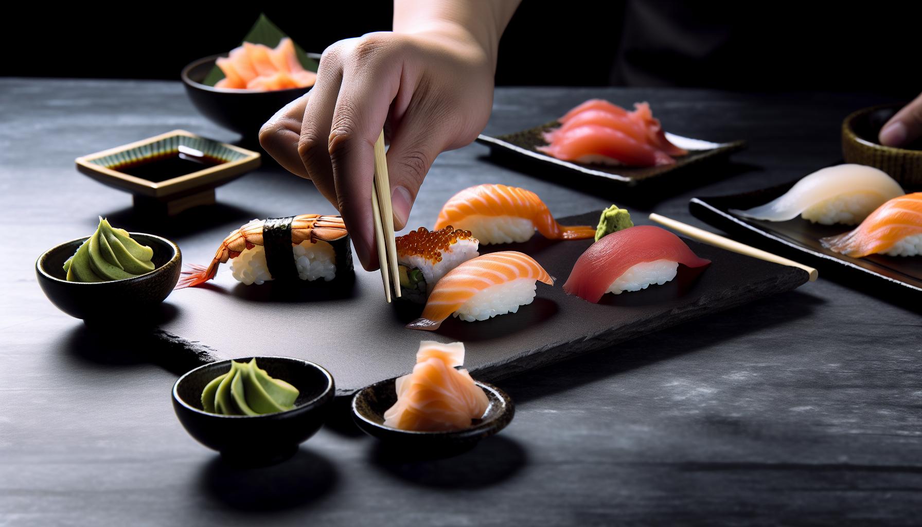 Método de preparación para cada tipo de sushi