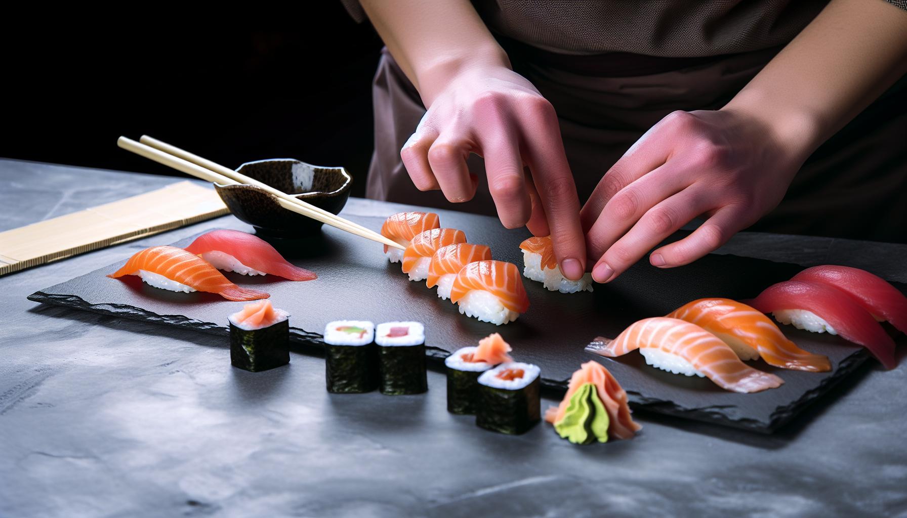 Método de preparación para un sushi creativo