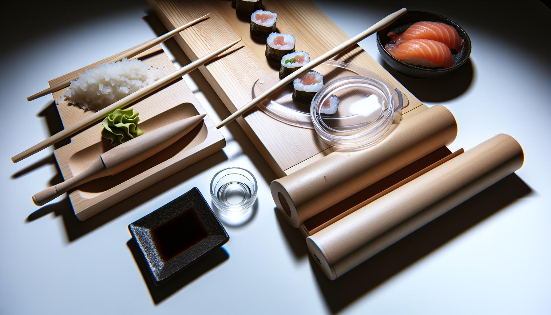 Utensilios de cocina esenciales para preparar sushi en casa