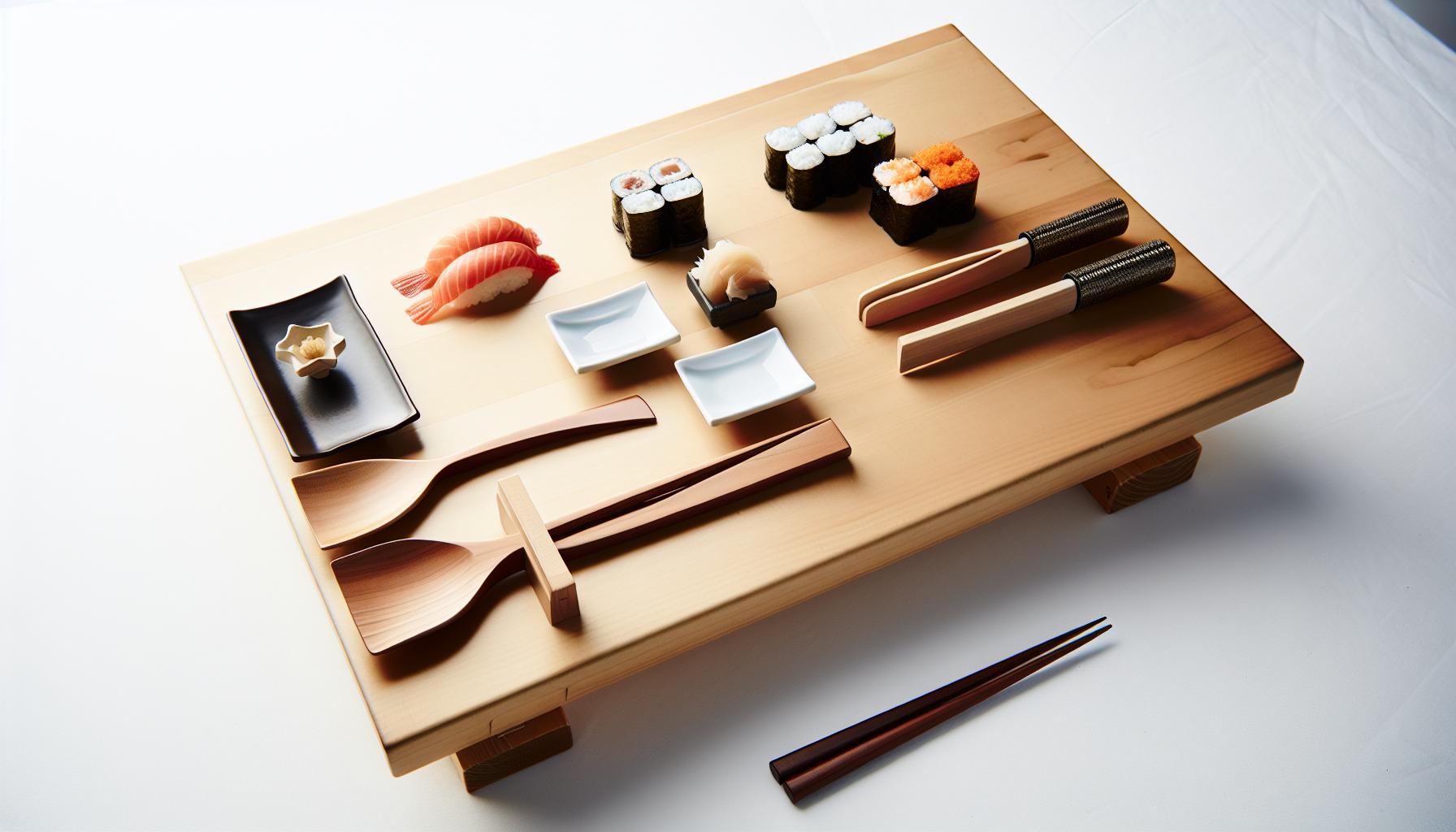 Utensilios de cocina esenciales para preparar sushi