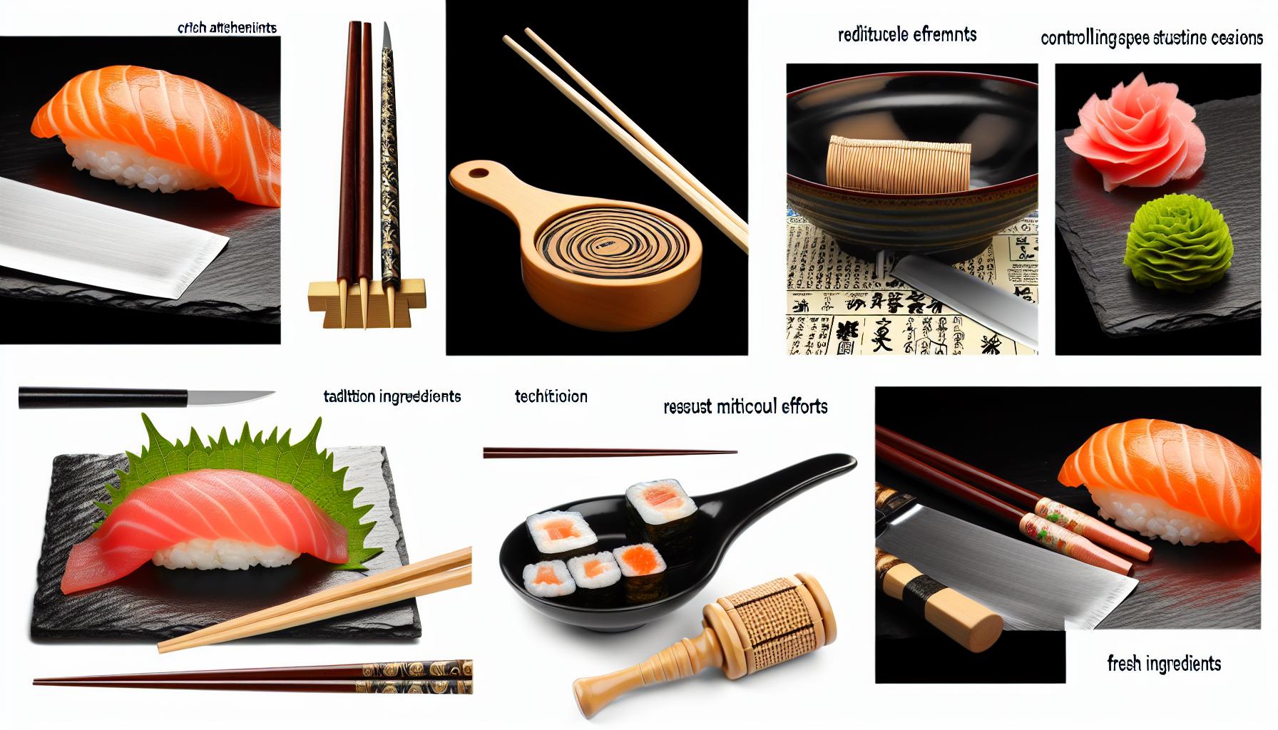 Utensilios de cocina imprescindibles para hacer sushi