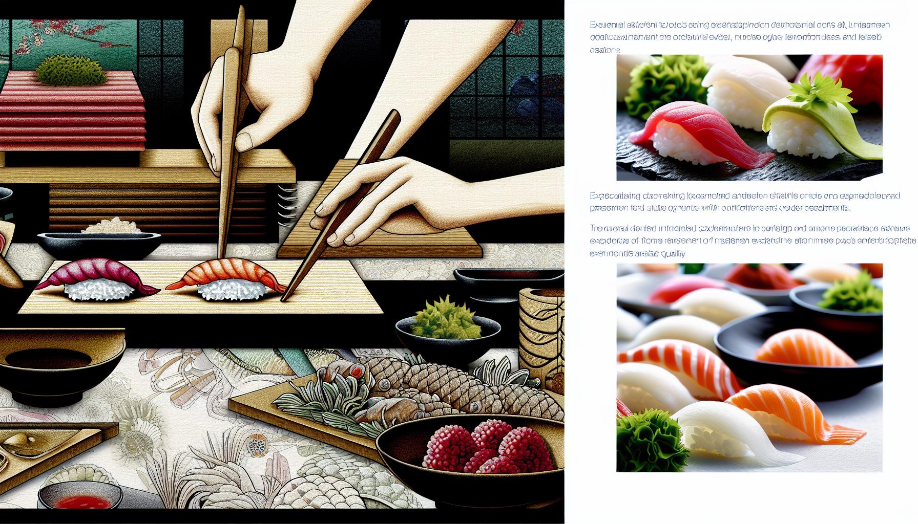 Utensilios de cocina imprescindibles para preparar tu sushi